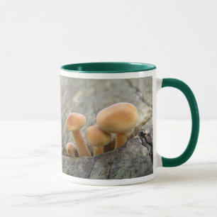 Toadstools on a Tree Trunk Mug