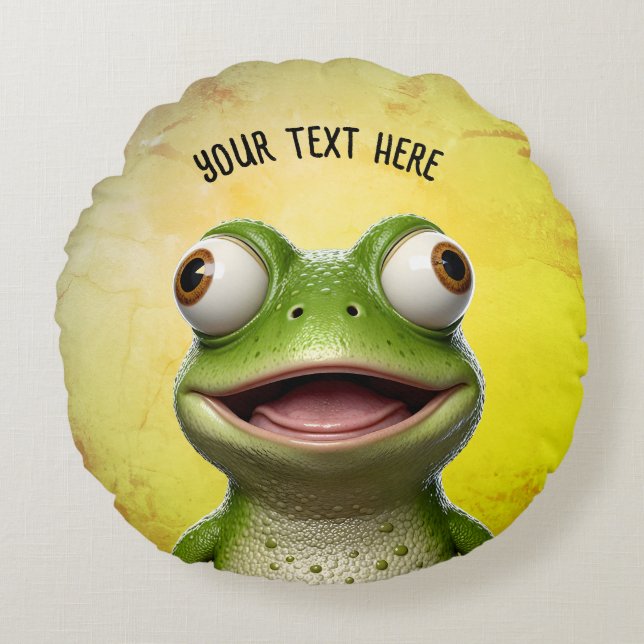 ToadTally Awesome Round Cushion (Front)