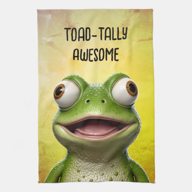 ToadTally Awesome Tea Towel (Vertical)