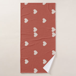 Toalha DESIGN DE CORAÇÃO Bath Towel