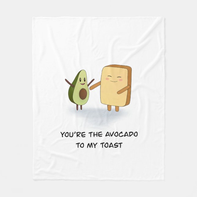 Toast and avocado blanket (Front)