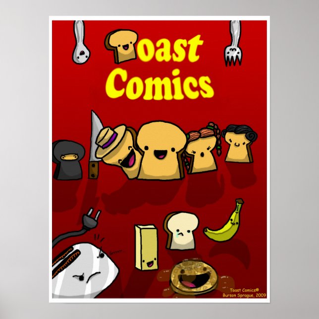 Toast Comics Cast Poster (Front)