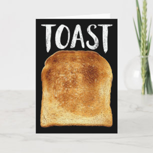 Toast Costume Halloween Funny Bread Lover Christma Card