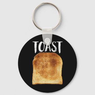 Toast Costume Halloween Funny Bread Lover Christma Key Ring