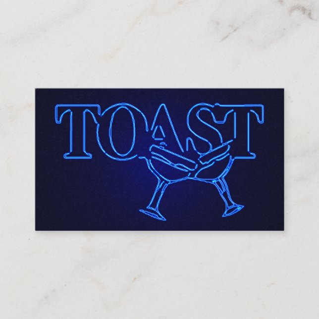 toast : electro lounge business card (Front)