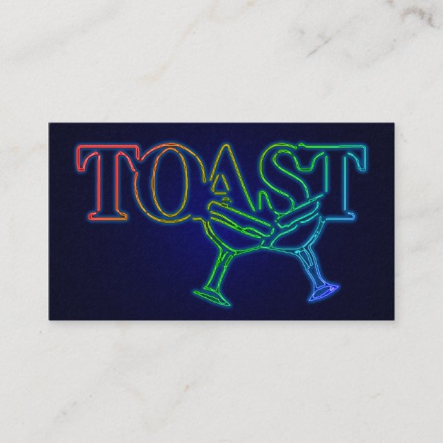 toast : electro lounge business card (Front)
