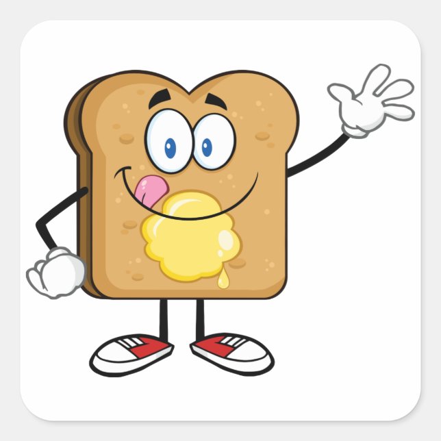 Toast Face Stickers (Front)