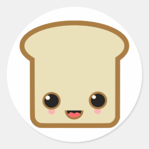 toast life classic round sticker