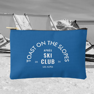 Toast On The Slopes Après Ski Club Sky Blue  Accessory Pouch