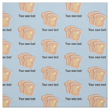 Toast Slices with Butter - your own text any colou