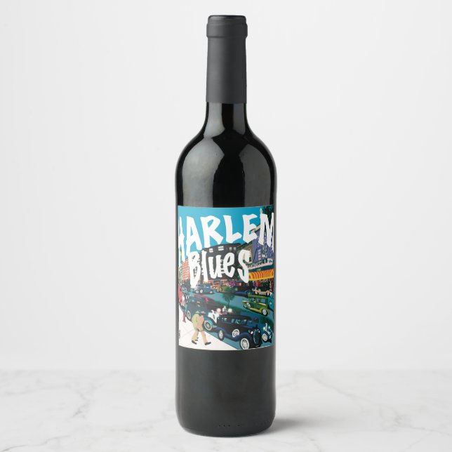 Toast to Harlem Nights Wine Label (Front)