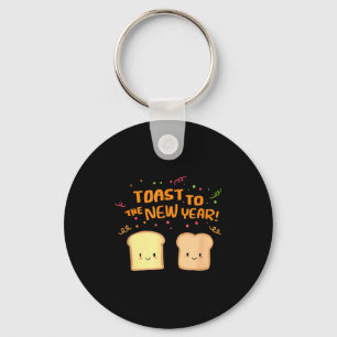 Toast To New Year Funny And  Key Ring