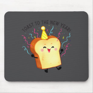 Toast To The New Year Pun  Mouse Pad