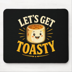 Toasted marshmallow campfire mouse pad