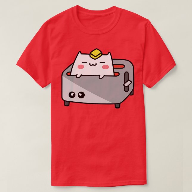 Toaster Cat T-Shirt (Design Front)