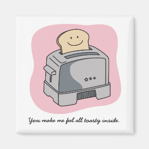 Toaster Love Kitchen Magnet