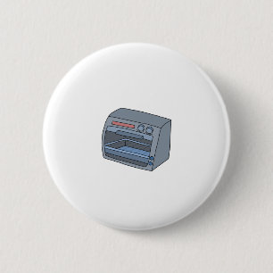 Toaster Oven 6 Cm Round Badge