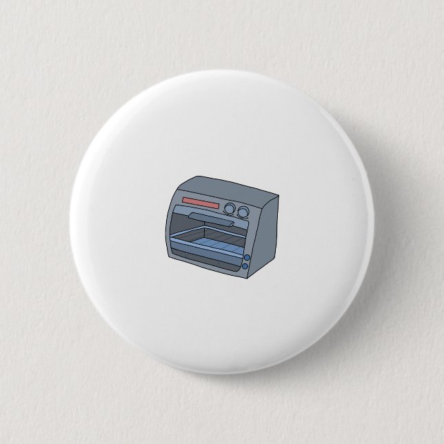 Toaster Oven 6 Cm Round Badge (Front)