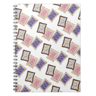 Toaster Pastry Breakfast Food Frosted Pastries Notebook