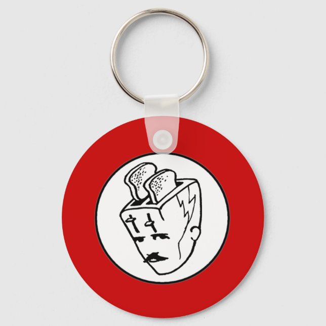 Toasterhead Tesla Key Ring (Front)