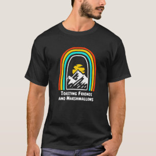 Toasting Friends & Marshmallows Camping  Camper Hu T-Shirt