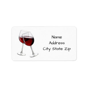 ****TOASTING THE WINE***ADDRESS LABLES LABEL