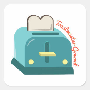 Toastmaster General Square Sticker