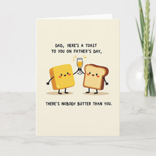 Toasty Fathers Day Toast Card