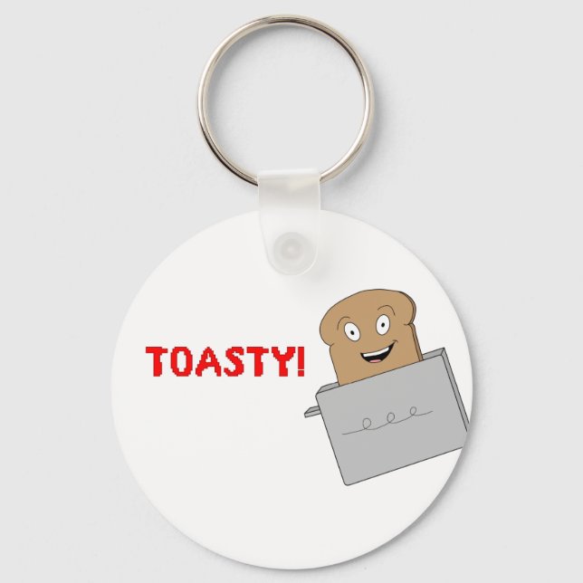 Toasty Key Ring (Front)