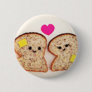 Toasty Love 6 Cm Round Badge