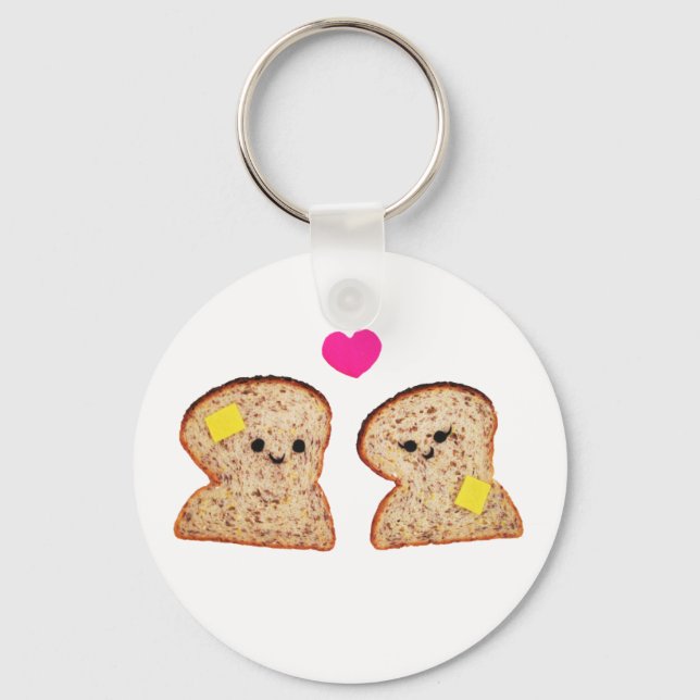 Toasty Love Key Ring (Front)