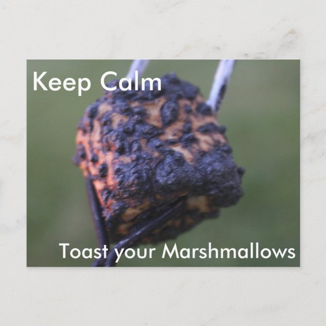Toasty marshmallows postcard (Front)