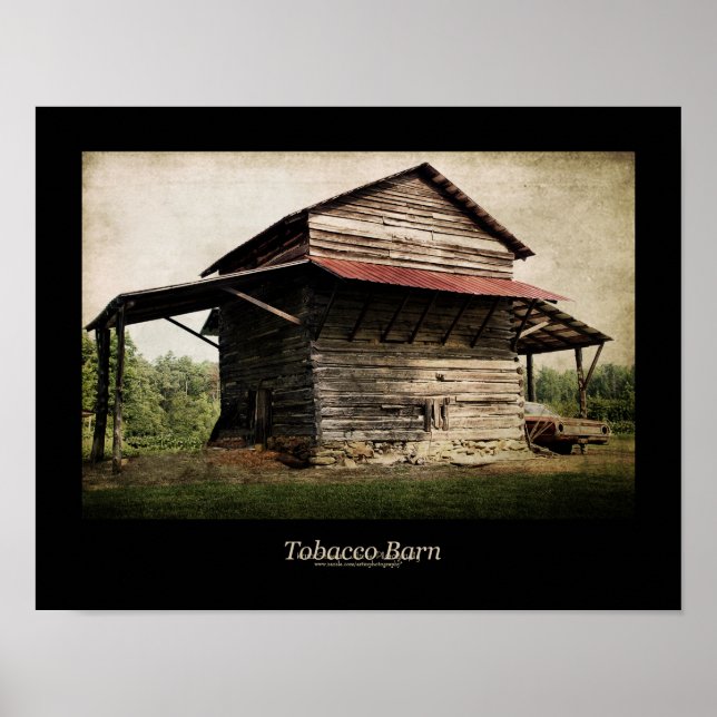 Tobacco Barn Black Border Poster (Front)