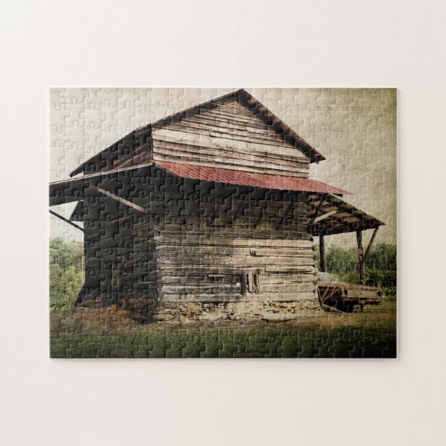 Tobacco Barn Jigsaw Puzzle (Horizontal)