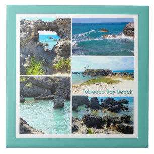 Tobacco Bay Beach, Bermuda  Ceramic Tile