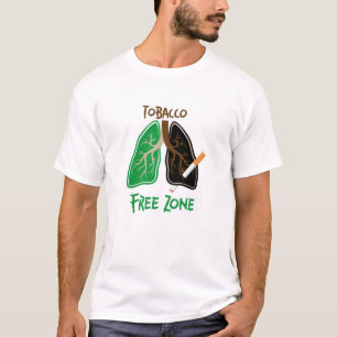 Tobacco Free Zone, Anti-Smoke T-Shirt