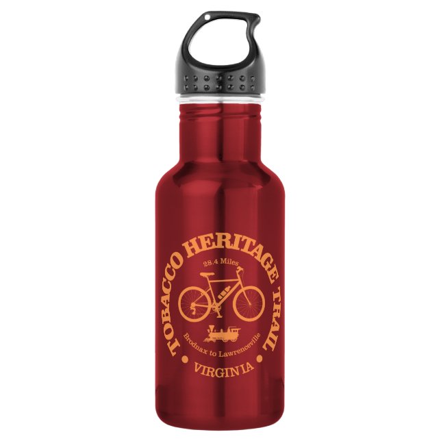 Tobacco Heritage Trail (cycling) 532 Ml Water Bottle (Front)