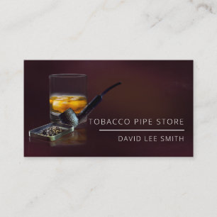 Tobacco Pipe Store Business Card