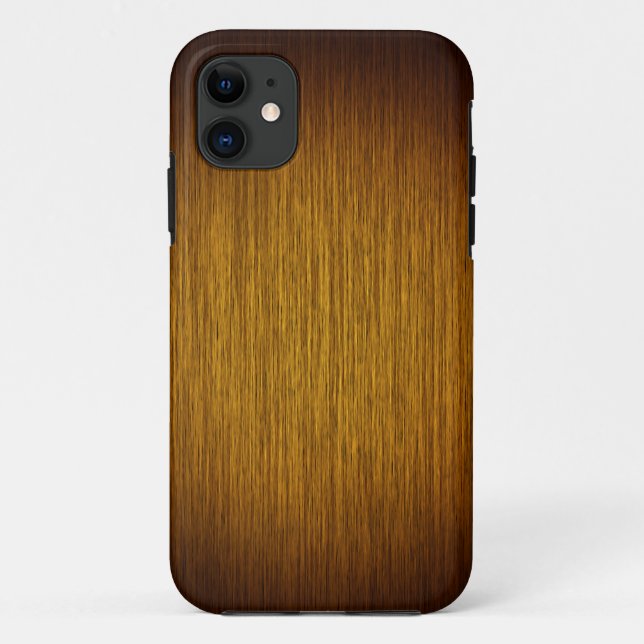 Tobacco Sunburst Grainy Wood Background Case-Mate iPhone Case (Back)