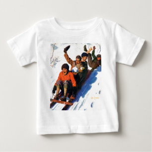 Tobagganing Baby T-Shirt
