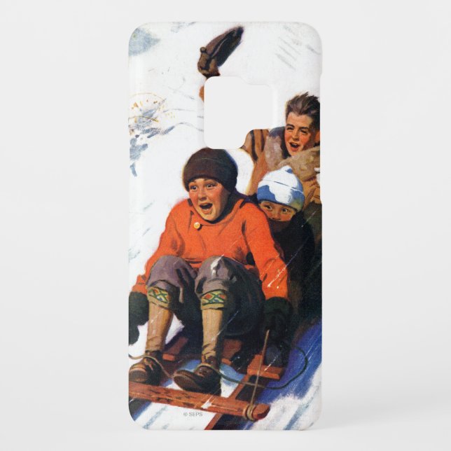 Tobagganing Case-Mate Samsung Galaxy Case (Back)