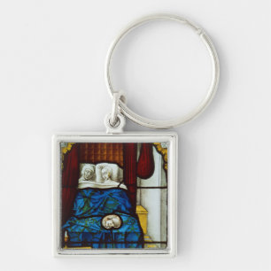 Tobias and Sarah in bed Key Ring