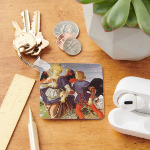 Tobias and the Angel by Andrea del Verrocchio Key Ring