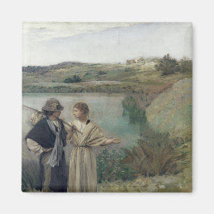 Tobias and the Archangel Raphael Magnet