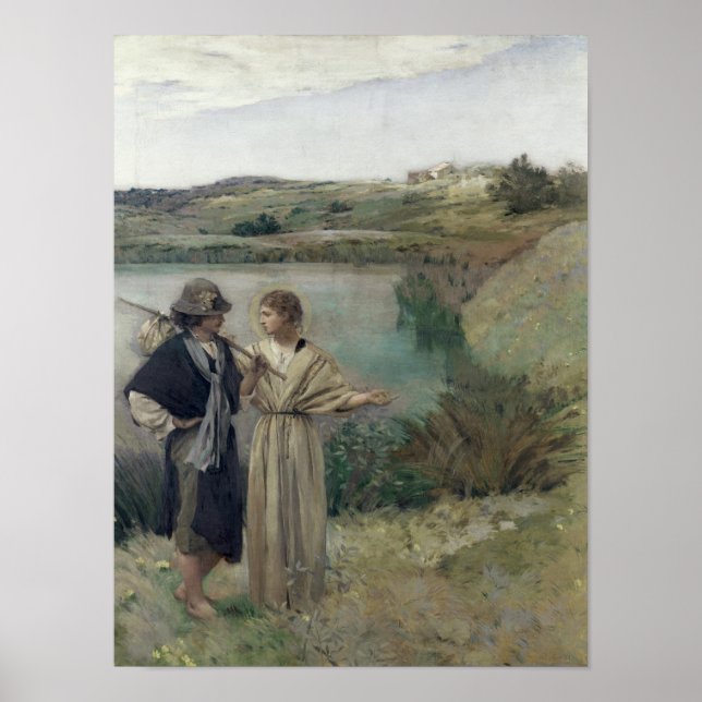 Tobias and the Archangel Raphael Poster (Front)