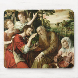 Tobias Curing his Father's Blindness, 1563 Mouse Pad