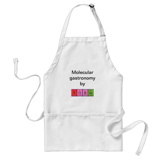Tobin periodic table name apron (Front)