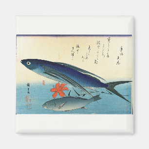 Tobiuo & Ishimochi - Colourful Japanese Fish Print Magnet
