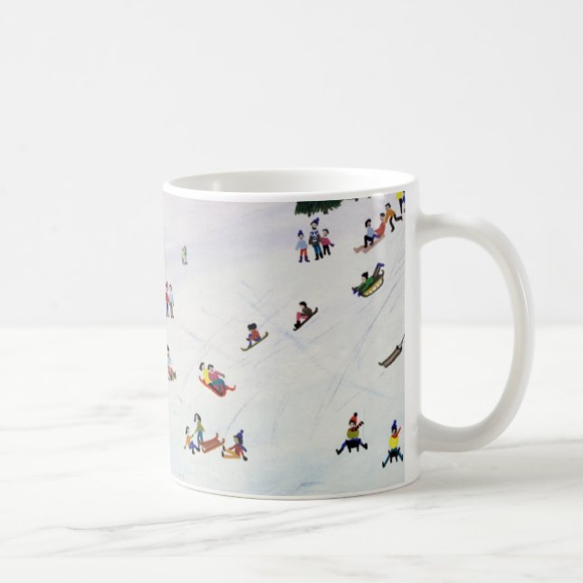 Toboggan Or Not To Toboggan 1990 Coffee Mug (Right)