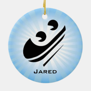 Toboggan Personalised Ornament
